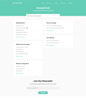 AnswerHub theme preview